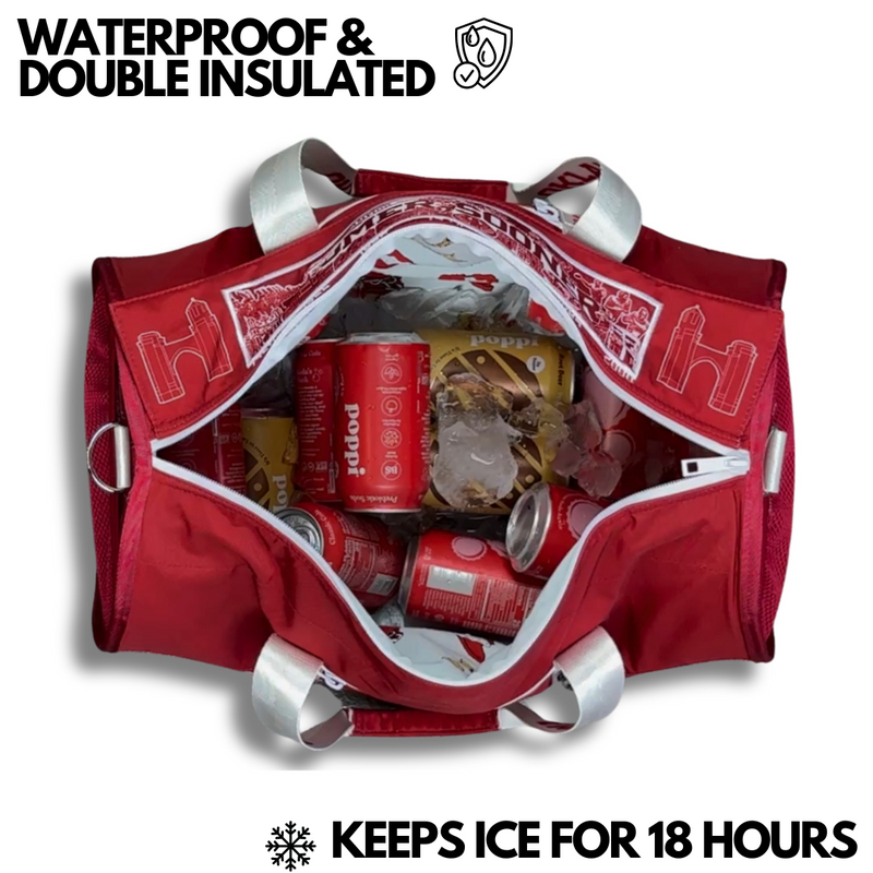 Load image into Gallery viewer, University of Oklahoma Duffel Cooler
