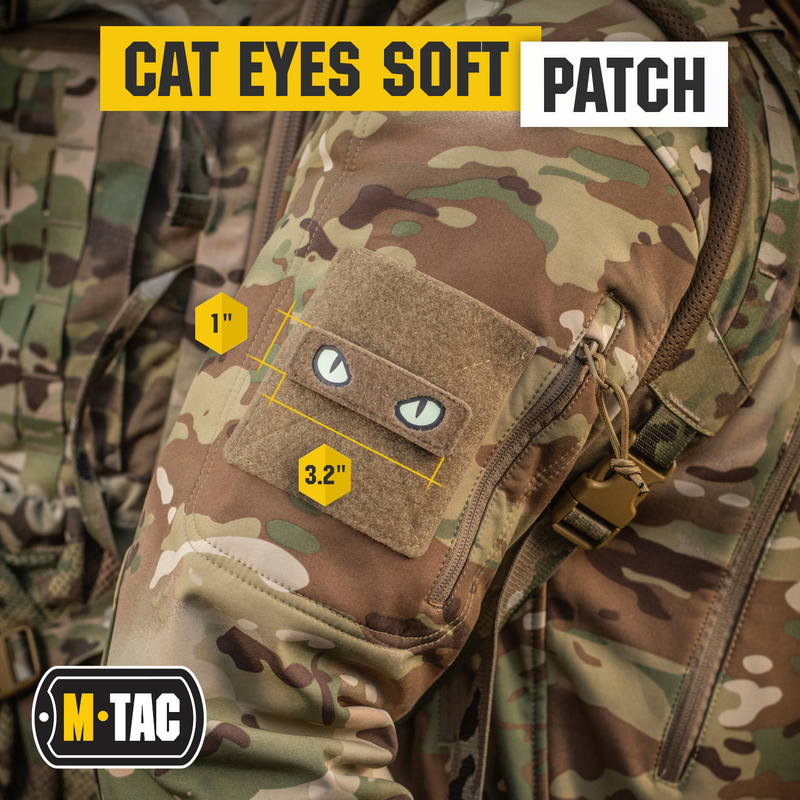Load image into Gallery viewer, M-Tac patch Cat Eyes (Type 2) Laser Cut

