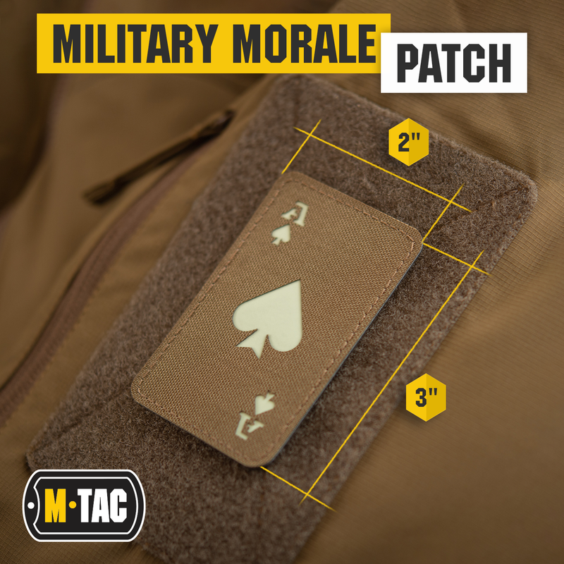 Load image into Gallery viewer, M-Tac patch Ace of Spades Laser Cut

