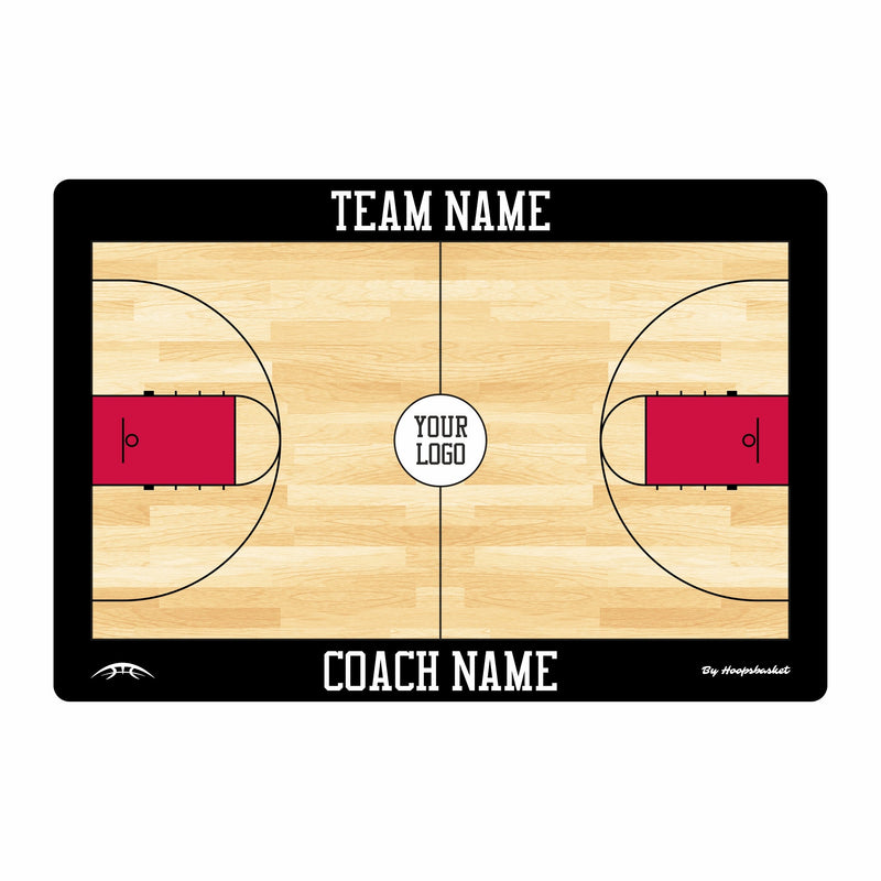 Load image into Gallery viewer, Custom High School Basketball Coaching Board 15.7 x 10.6 in (Classic)
