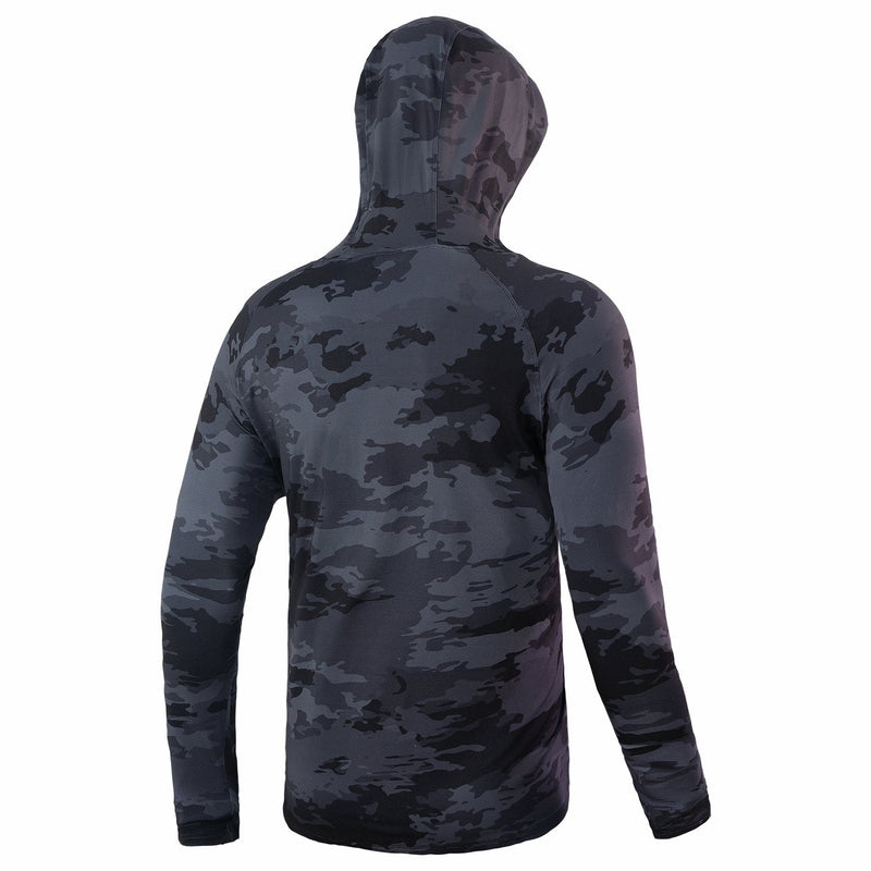 Load image into Gallery viewer, Long Sleeve Hooded Performance Fishing Shirt
