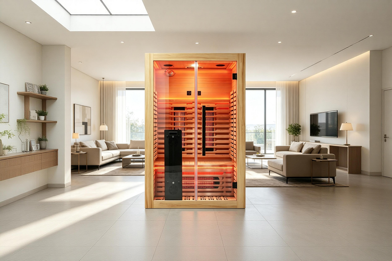 Load image into Gallery viewer, Blisspod I Venetian RED I All-In-One - Full Spectrum + Red Light Therapy I Indoor Premium Sauna I 2 Person
