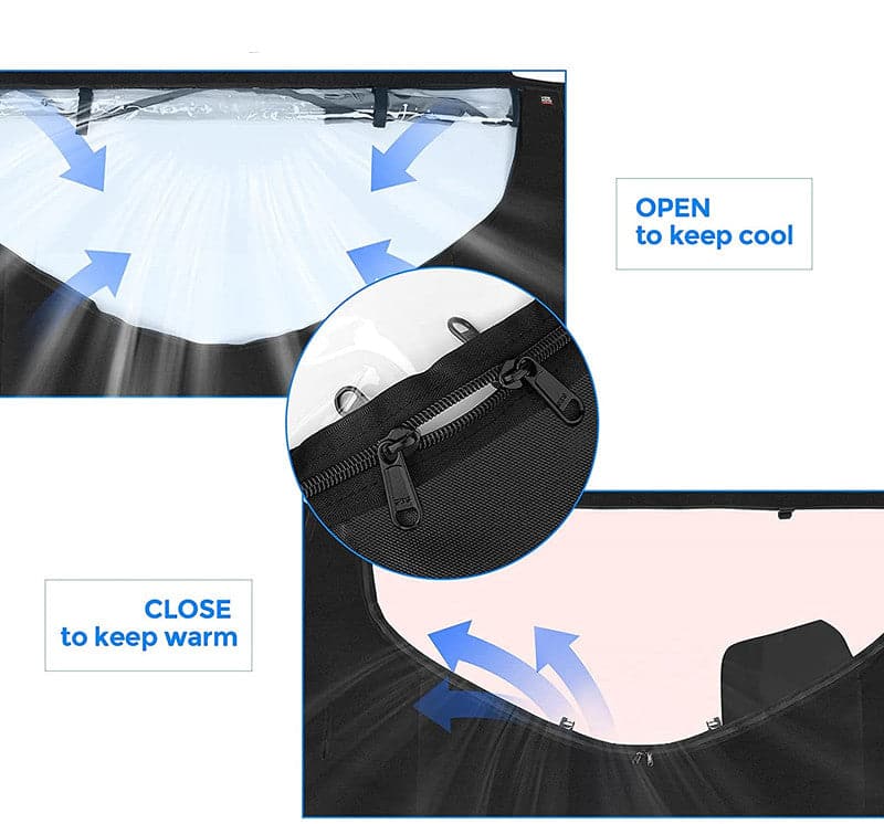 Load image into Gallery viewer, Fabric Rear Panel w/Open Window for Honda Pioneer 1000-5
