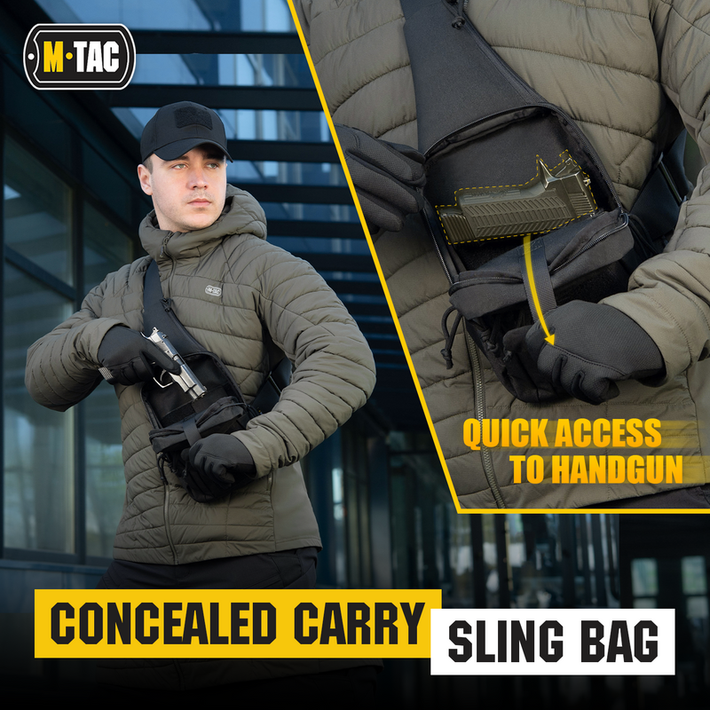 Load image into Gallery viewer, M-Tac Tactical Bag Shoulder Chest Pack with Sling &amp; Loop Panel
