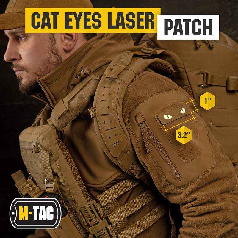 Load image into Gallery viewer, M-Tac Patch Cat Eyes Laser Cut
