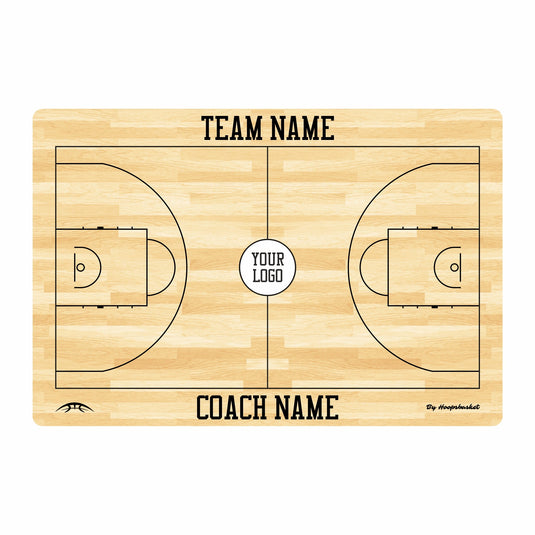 Custom FIBA Basketball Coaching Board 15.7 x 10.6 in (Classic)