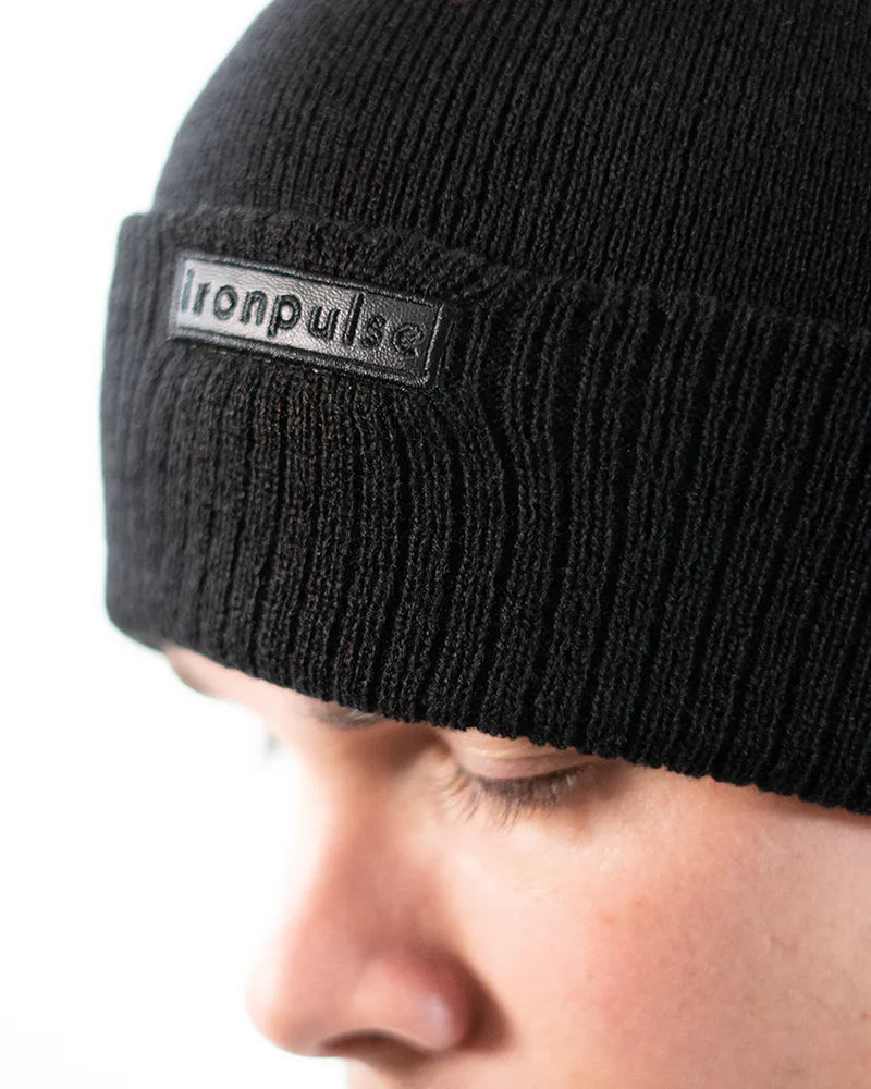 Load image into Gallery viewer, Iron Pulse Midnight Beanie
