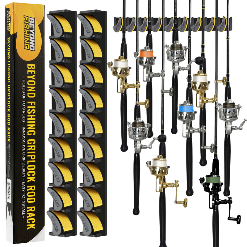 Load image into Gallery viewer, Beyond Fishing GripLock Vertical Fishing Rod Rack
