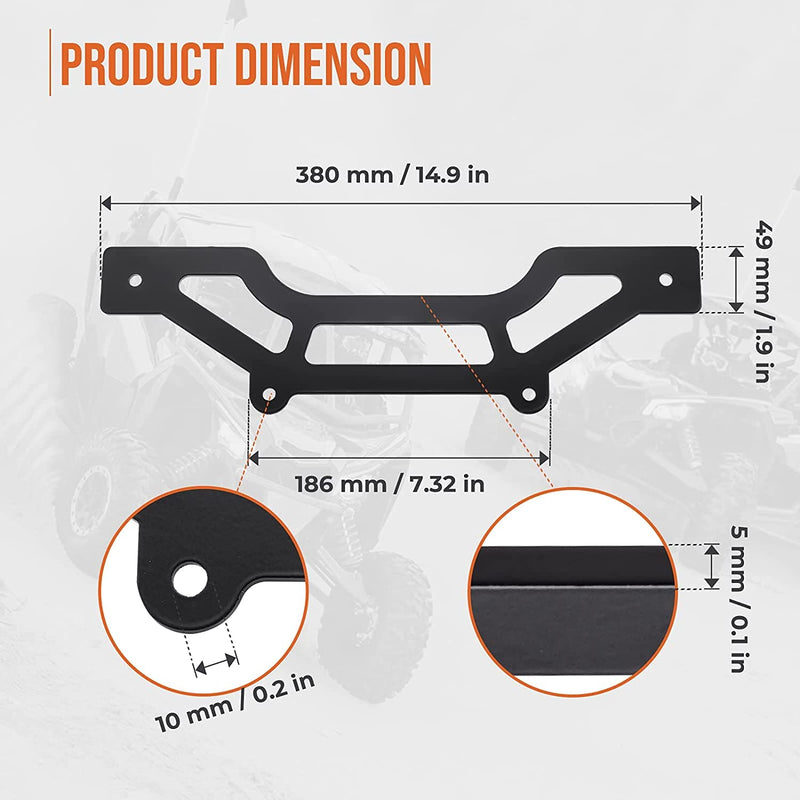 Load image into Gallery viewer, Shock Tower Light Bar Mount for Can-Am Maverick X3
