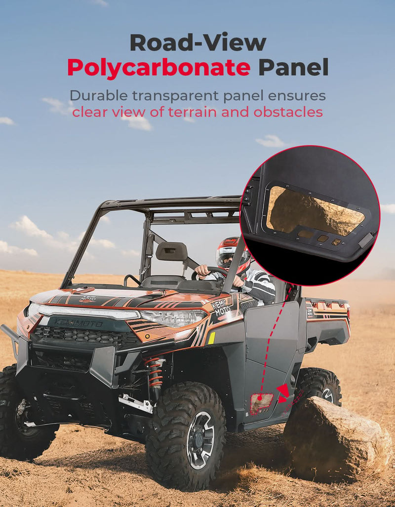 Load image into Gallery viewer, UTV Aluminum Half Door for Ranger XP 1000 2018-2025
