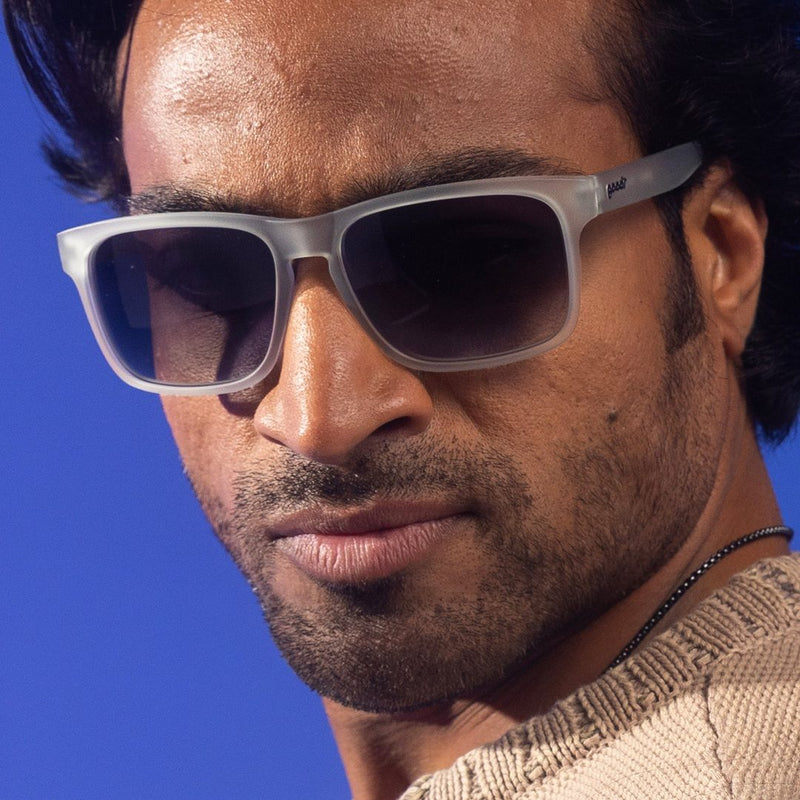 Load image into Gallery viewer, "Casually Juggles Boulders" Grand G Polarized Sunglasses
