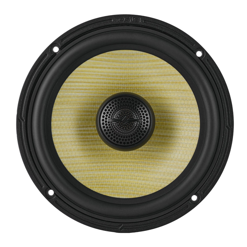 Load image into Gallery viewer, DXQ 6.5&quot; 2-Way Coaxial Speaker with Yellow Straw and Composite Foam Cone | 150W RMS 4-Ohm
