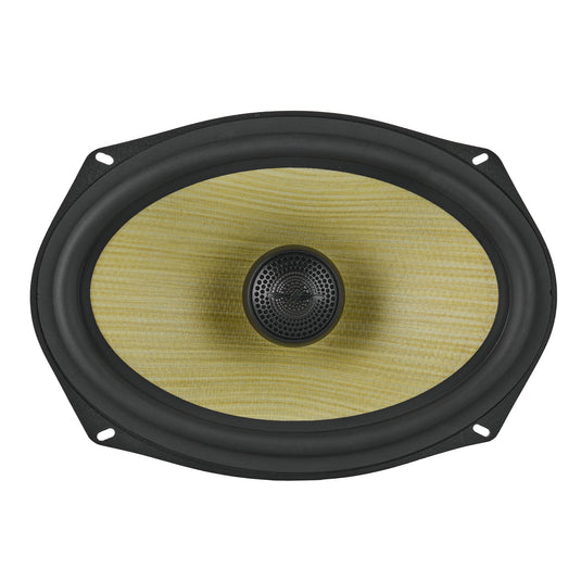 DXQ 6x9" 2-Way Coaxial Speaker with Yellow Straw and Composite Foam Cone | 150W RMS 4-Ohm