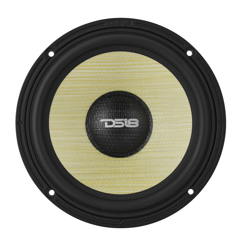 Load image into Gallery viewer, DXQ 6.5" 3-Way Component Speaker Set with Yellow Straw + Composite Foam Cone | 150W RMS 4-Ohm
