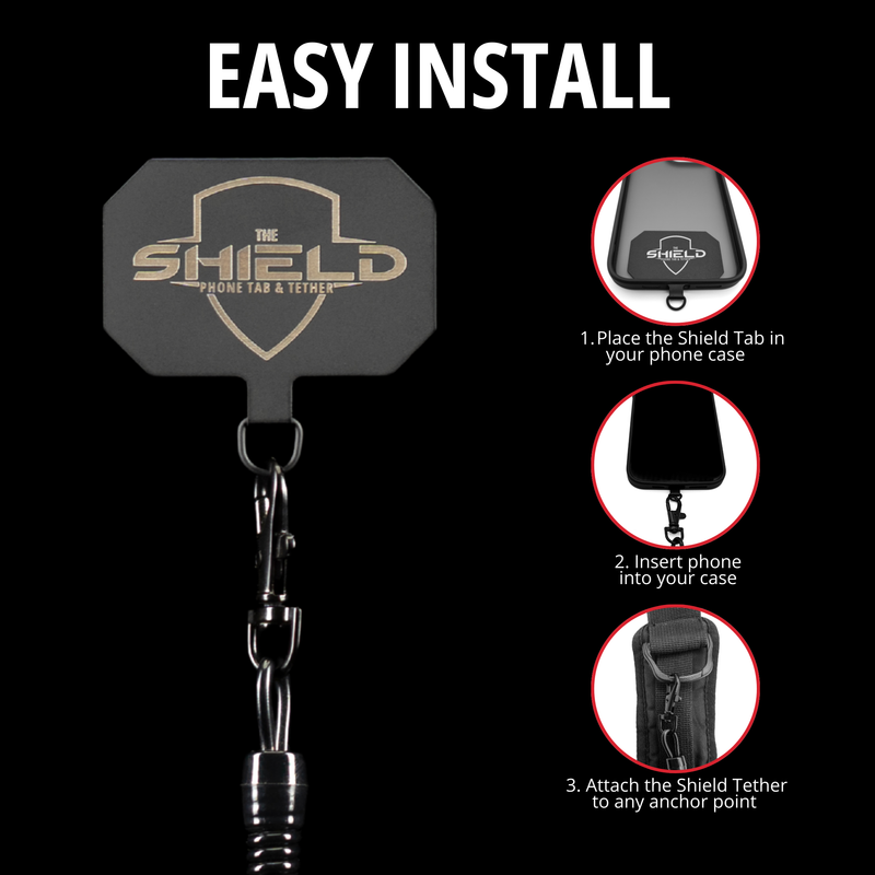 Load image into Gallery viewer, THE SHIELD™ Phone Tab &amp; Tether
