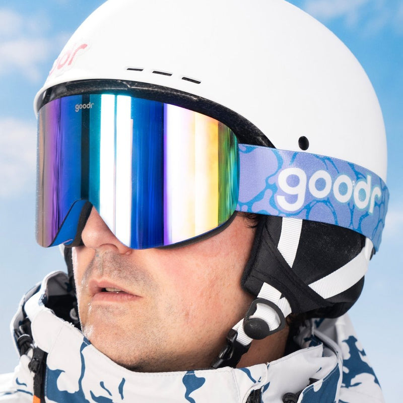Load image into Gallery viewer, &quot;Cold-Blooded Lodge Lizard” Limited SNOW G Polarized Goggles
