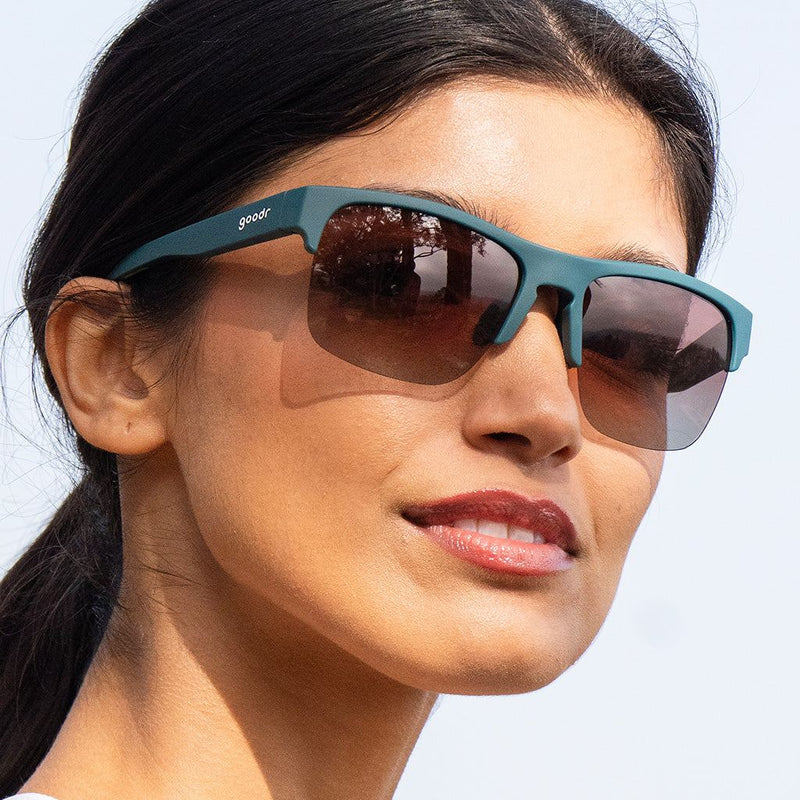 Load image into Gallery viewer, "Lawn Mower Drag Race" Flex G Polarized Sunglasses
