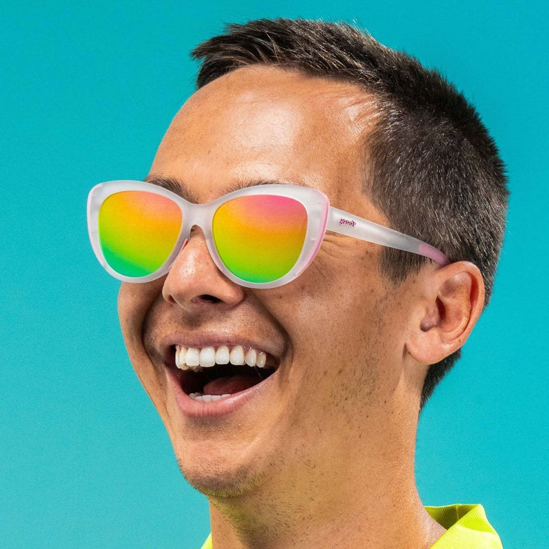 Load image into Gallery viewer, &quot;Rainbow Runway Ready&quot; Glam G Polarized Sunglasses
