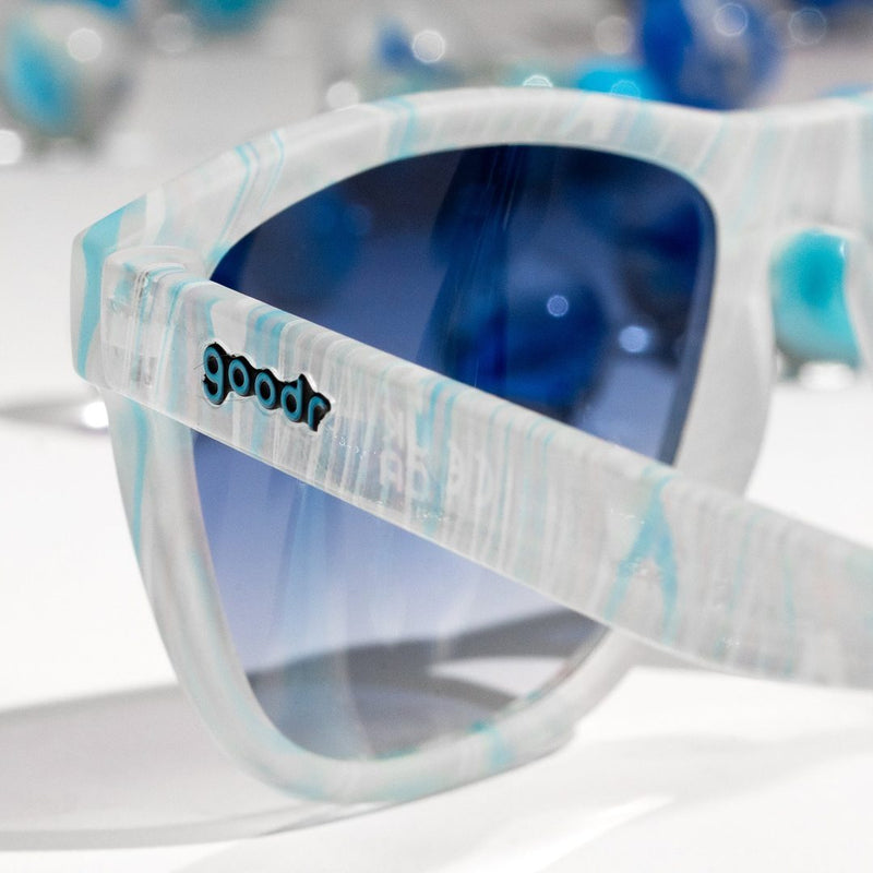 Load image into Gallery viewer, &quot;Marbleous Blue Yonder” OG Polarized Sunglasses
