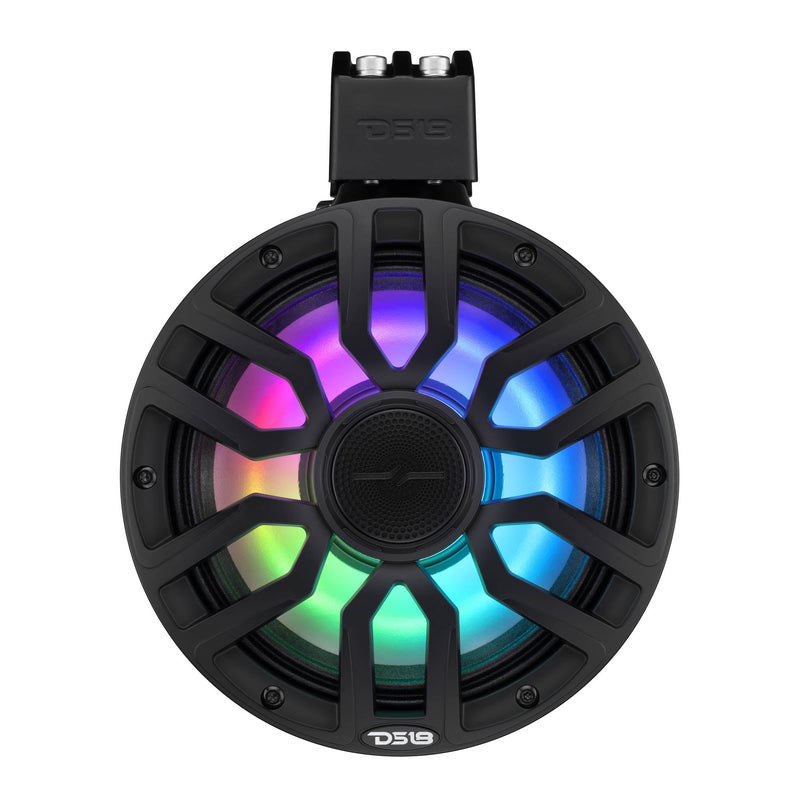 Load image into Gallery viewer, 8" NXL-iQ Marine Tower Speaker with Digital LED Lights, Neodymium Magnet, 1" Compression Driver, IP65 Rated, 350W RMS, 4-Ohm
