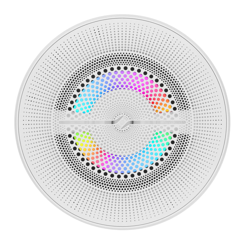 Load image into Gallery viewer, Luxury 6.5” 2-Way Marine Coaxial Speaker with Digital LED Lights and Flush Magnetic Mount Grille | 150W RMS 4-Ohm

