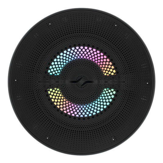 Luxury 6.5” 2-Way Marine Coaxial Speaker with Digital LED Lights and Flush Magnetic Mount Grille | 150W RMS 4-Ohm