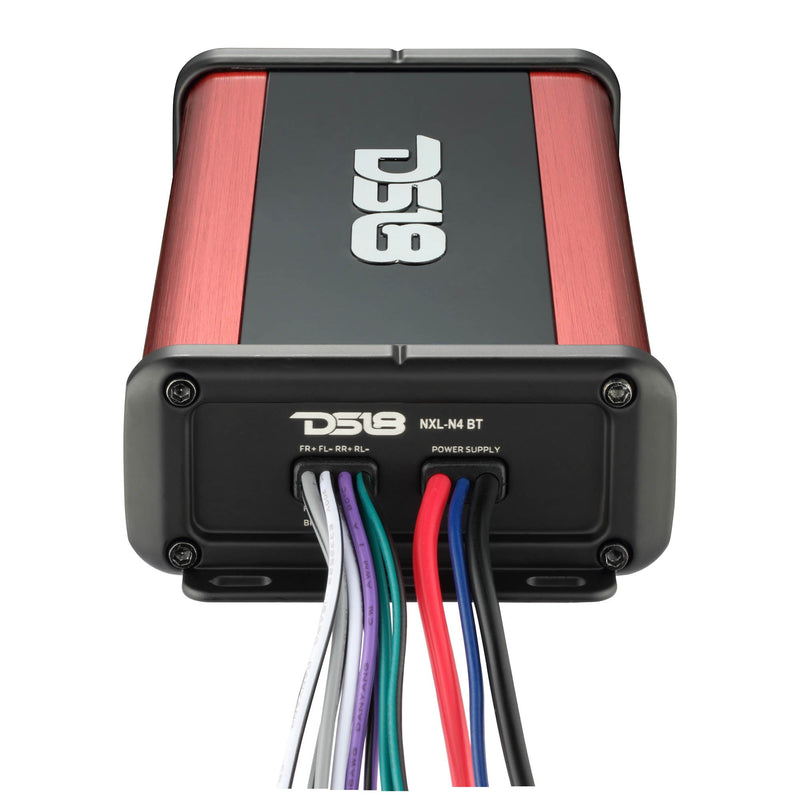 Load image into Gallery viewer, NXL 4-Channel Full-Range Class D Waterproof IP67 Marine and Powersports NANO Amplifier with Bluetooth 5.1 Receiver Built-In
