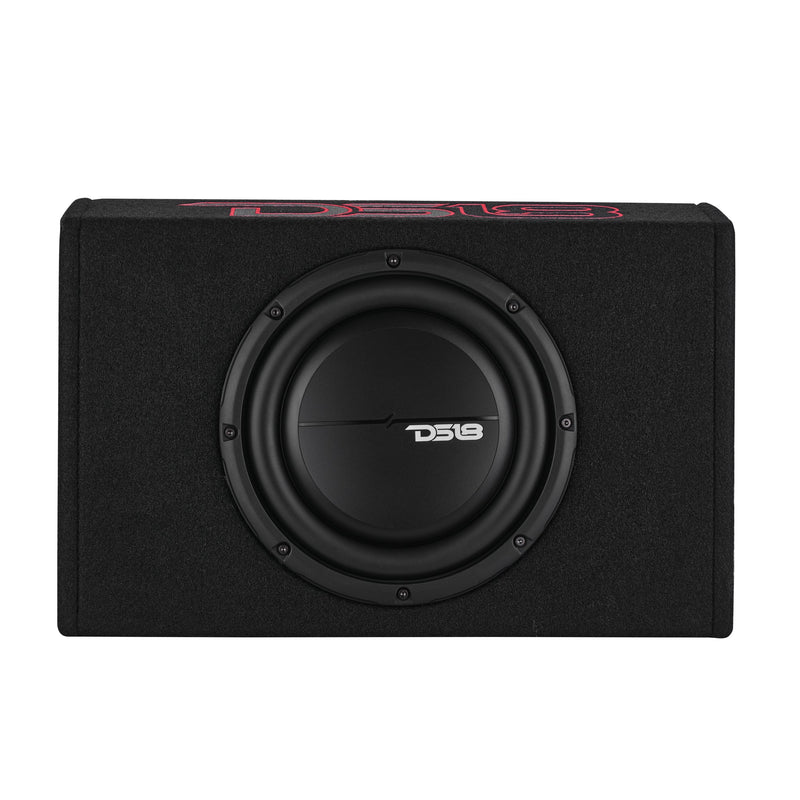 Load image into Gallery viewer, 10” Amplified Shallow Subwoofer Enclosure for Pickup Trucks
