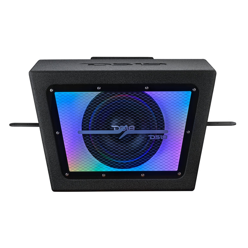 Load image into Gallery viewer, Polaris RZR PRO/XP 10" Bandpass Subwoofer Enclosure for Rear Cargo Box with Digital LED Lights | EXL-X10.2D Preloaded
