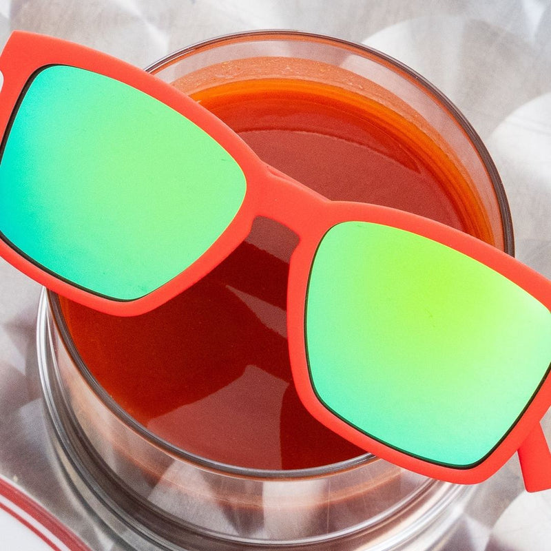 Load image into Gallery viewer, &quot;The Devil&#39;s Ketchup” Limited LFG Polarized Sunglasses

