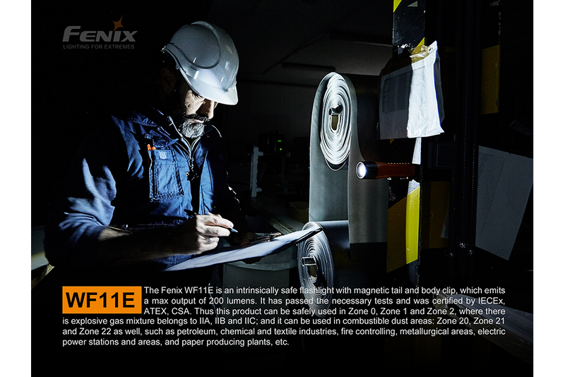 Load image into Gallery viewer, Fenix WF11E Intrinsically Safe Flashlight
