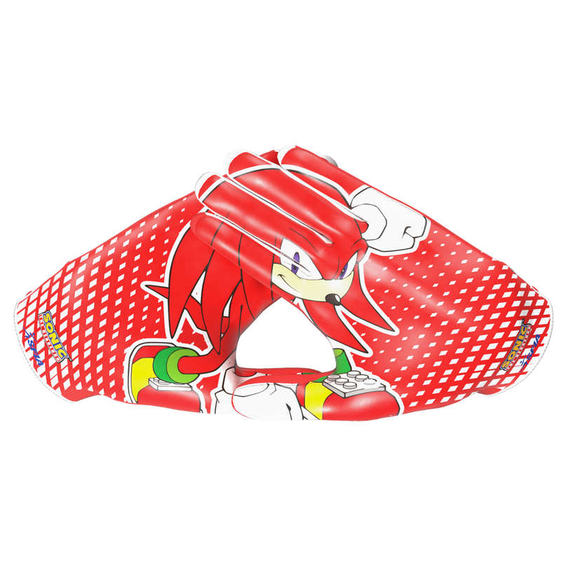 Load image into Gallery viewer, Knuckles the Echidna Football Gloves - VPS5 by Phenom Elite
