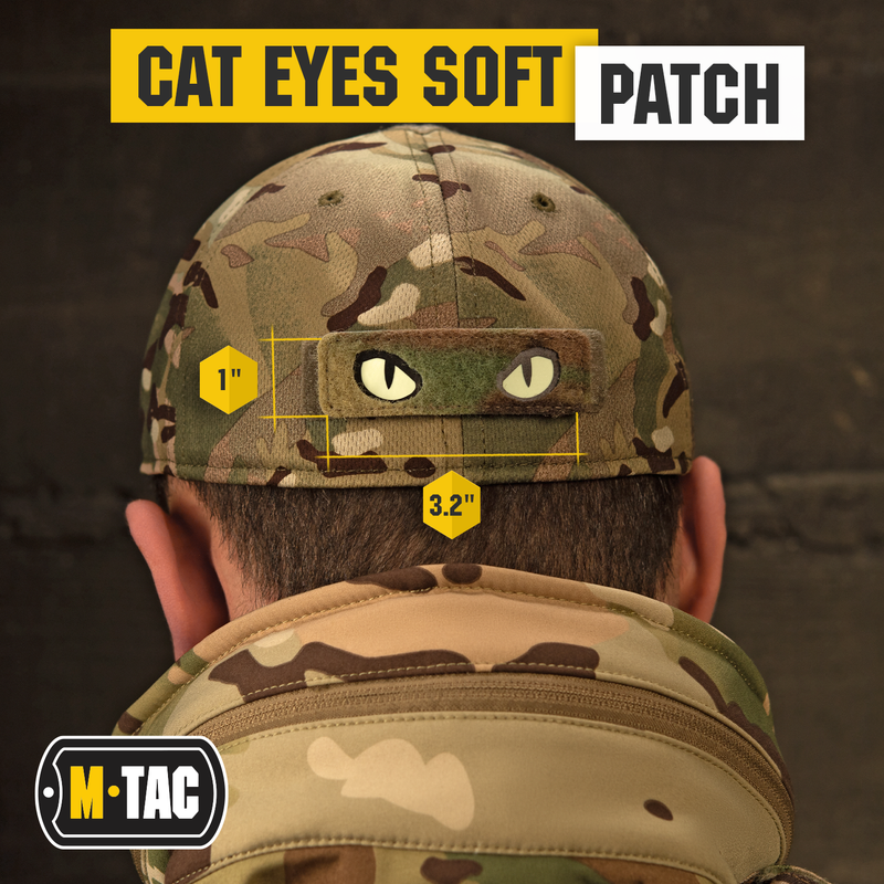 Load image into Gallery viewer, M-Tac patch Cat Eyes (Type 2) Laser Cut
