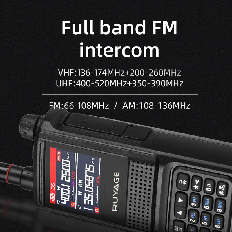 Load image into Gallery viewer, Ruyage UV1D 5W VHF UHF Analog Long Range Two Way Radio Walkie Talkie
