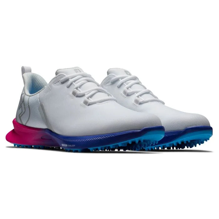 Load image into Gallery viewer, FootJoy Fuel Sport Golf Shoes - White/Pink 55455
