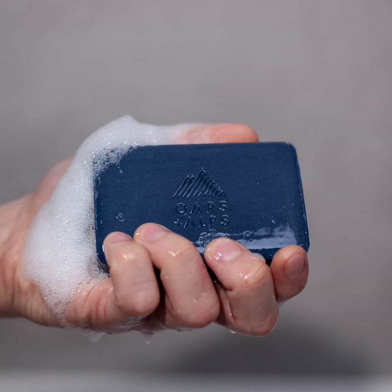 Load image into Gallery viewer, Blue Charcoal Oars Bar Soap
