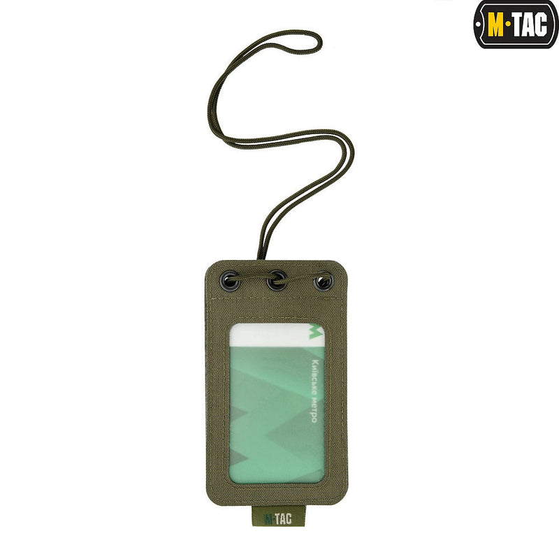 Load image into Gallery viewer, M-Tac Tactical Badge Holder Hanging ID Card Case Hook Surface Draw Cord
