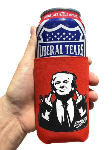 Middle Fingers 12oz Koozie Americana