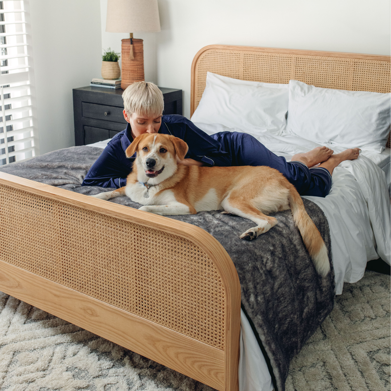 Load image into Gallery viewer, PupProtector™ Luxe Waterproof Bed Runner - Ultra Soft Chinchilla

