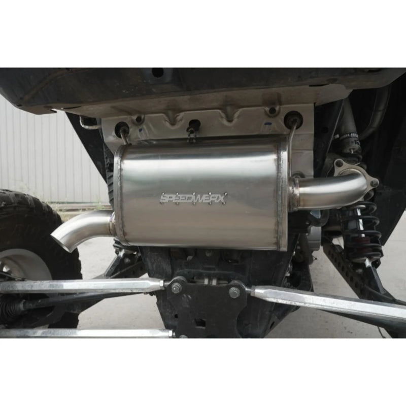 Load image into Gallery viewer, SPEEDWERX Q6 SERIES STAINLESS STEEL BOLT-ON EXHAUST // 2016-2021 POLARIS RZR XP TURBO / XP 4 TURBO
