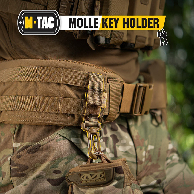 Load image into Gallery viewer, M-Tac Key Holder for Belt with Carabiner Key Clip
