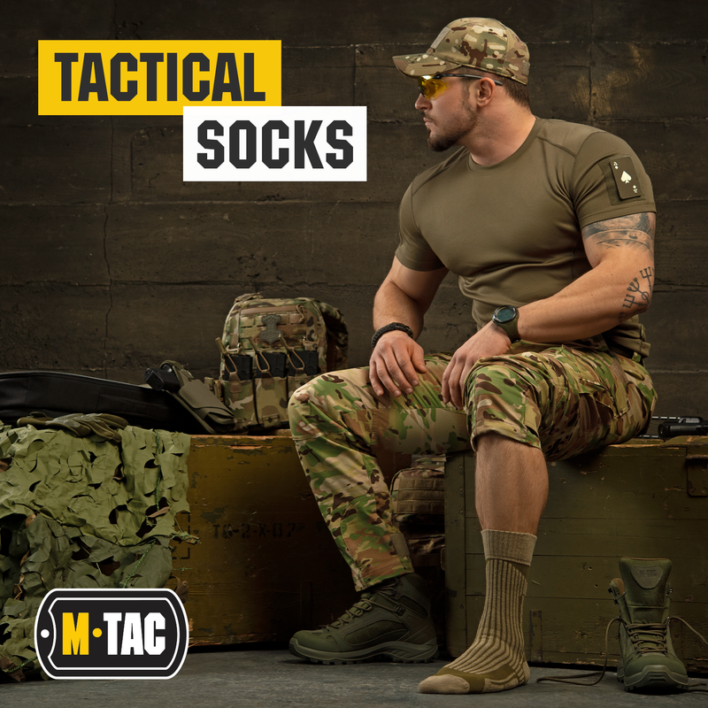 Load image into Gallery viewer, M-Tac Crew Socks (Set of 2)
