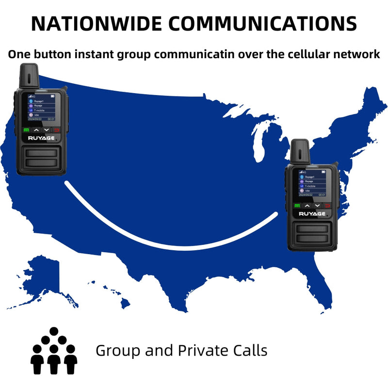 Load image into Gallery viewer, Ruyage Radio Nationwide PTT Walkie-Talkie(R2)
