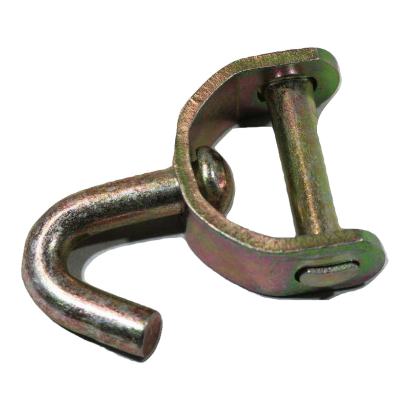 Load image into Gallery viewer, 2" x 10 Ft. Wheel Strap w/ Rubber Cleats &amp; Swivel J Hook | RED
