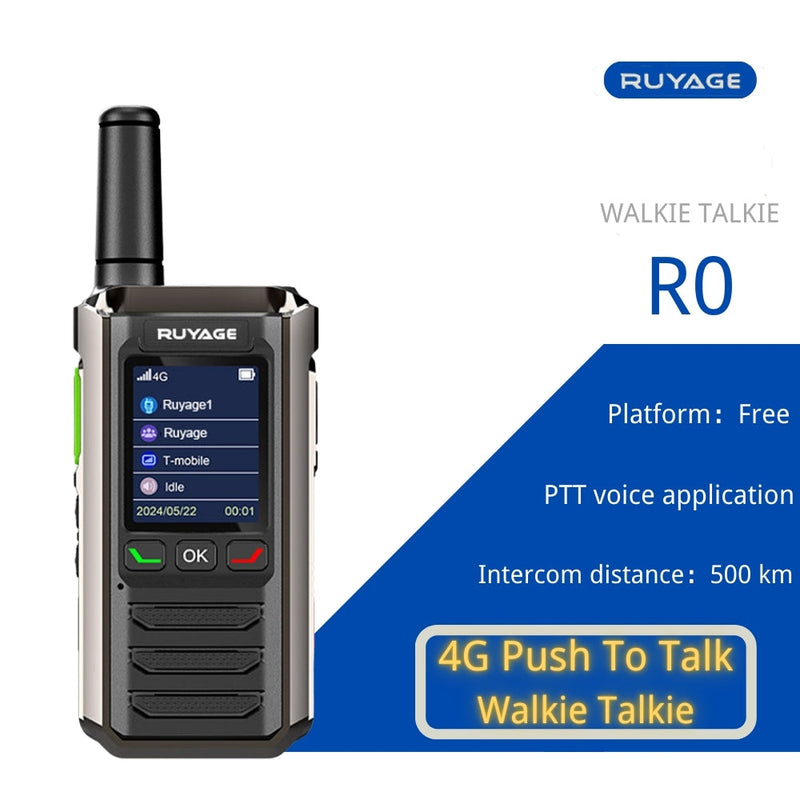 Load image into Gallery viewer, Ruyage R0 Two Way Radio Nationwide LTE Push-to-Talk Walkie Talkie
