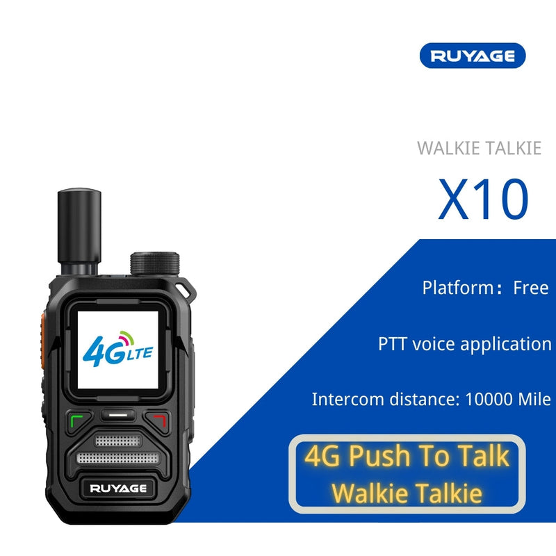 Load image into Gallery viewer, Ruyage X10 Two Way Radio Nationwide LTE Push-to-Talk Walkie Talkie
