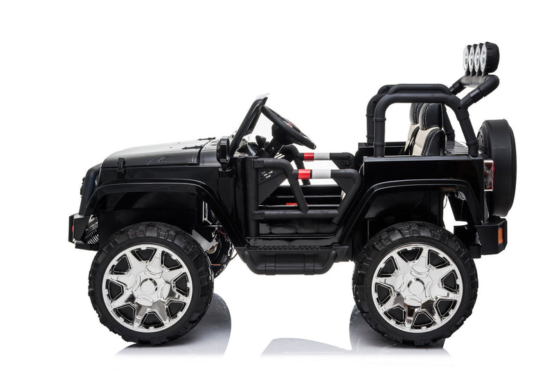 Load image into Gallery viewer, 2 Seater 24 Volt 4x4 Electric Ride On Jeep Style Rubber Tires Fully Loaded Truck ATV UTV For Kids W/Magic Cars® Wireless Parental Control
