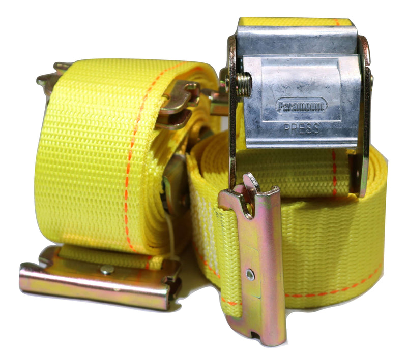 Load image into Gallery viewer, 2&quot; x 12 Ft Interior Van Cam Buckle E-Track Strap w/ Spring E Fittings | 6 PACK
