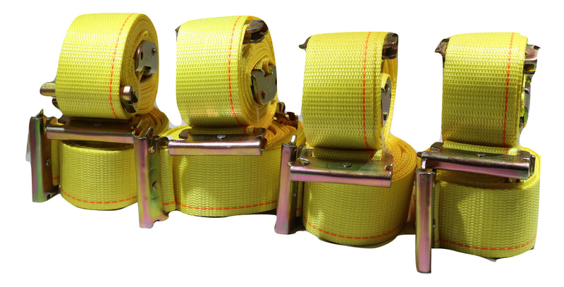 Load image into Gallery viewer, 2&quot; X 12 Ft Interior Van Cam Buckle E-Track Strap w/ Spring E Fittings | 8 PACK
