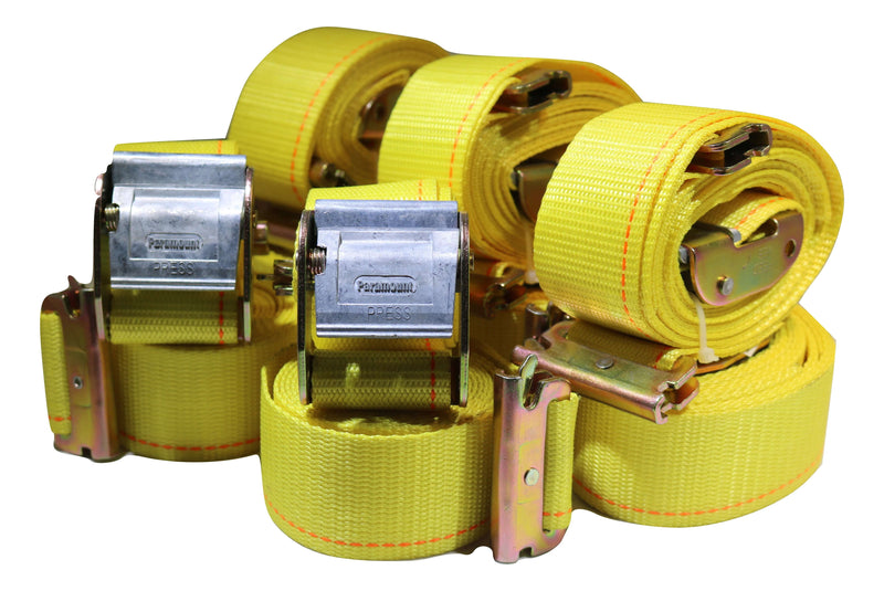 Load image into Gallery viewer, 2&quot; x 12 Ft Interior Van Cam Buckle E-Track Strap w/ Spring E Fittings | 10 PACK
